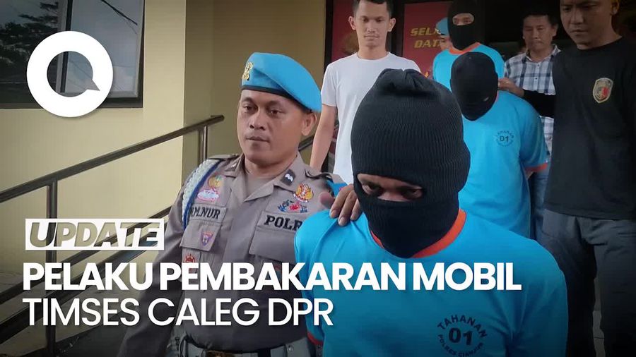 Kades di Cianjur Jadi Pelaku Pembakaran Mobil Timses Caleg DPR