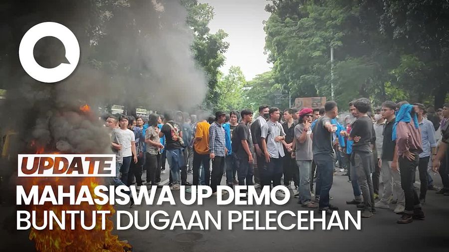 Demo Mahasiswa UP Sempat Ricuh, Jalan Lenteng Agung Macet