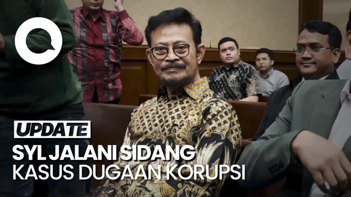 Tiba di PN Jakpus, SYL Jalani Sidang Perdana Kasus Dugaan Korupsi