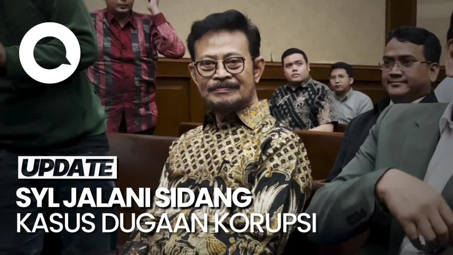 Tiba di PN Jakpus, SYL Jalani Sidang Perdana Kasus Dugaan Korupsi