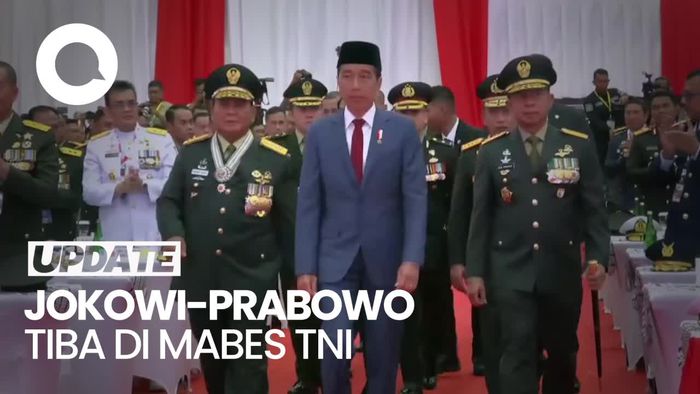 Jokowi-Prabowo Hadiri Rapim TNI-Polri 2024 di Cilangkap
