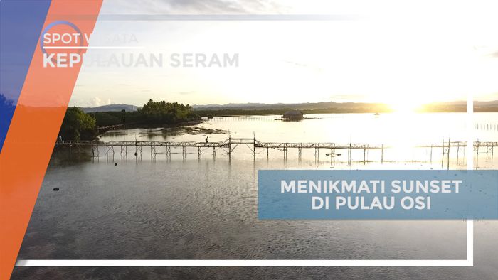 Indahnya Semburan Warna Jingga yang Menghiasai Pulau Osi, Kepulau Seram