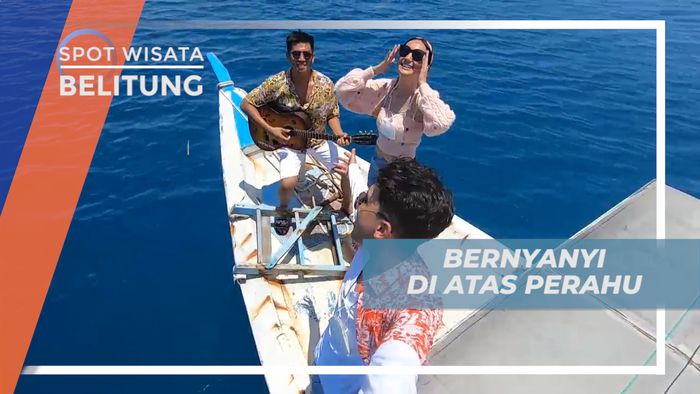 Menikmati Liburan Seru, Bernyanyi Ria di Atas Perahu, Belitung