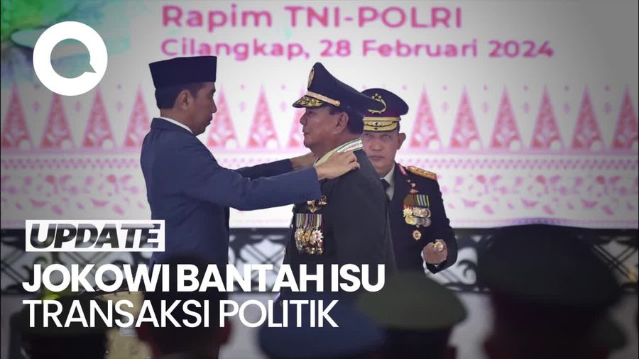 Jokowi Bantah Pemberian Jenderal (HOR) ke Prabowo Karena Transaksi Politik