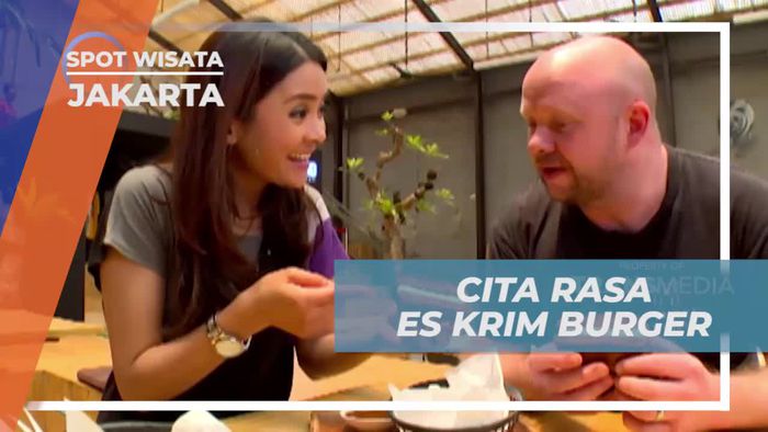 Mencicipi Cita Rasa Unik Es Krim Burger di Jakarta