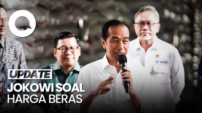 Jokowi Klaim Harga Beras Turun: Coba Dicek ke Pasar