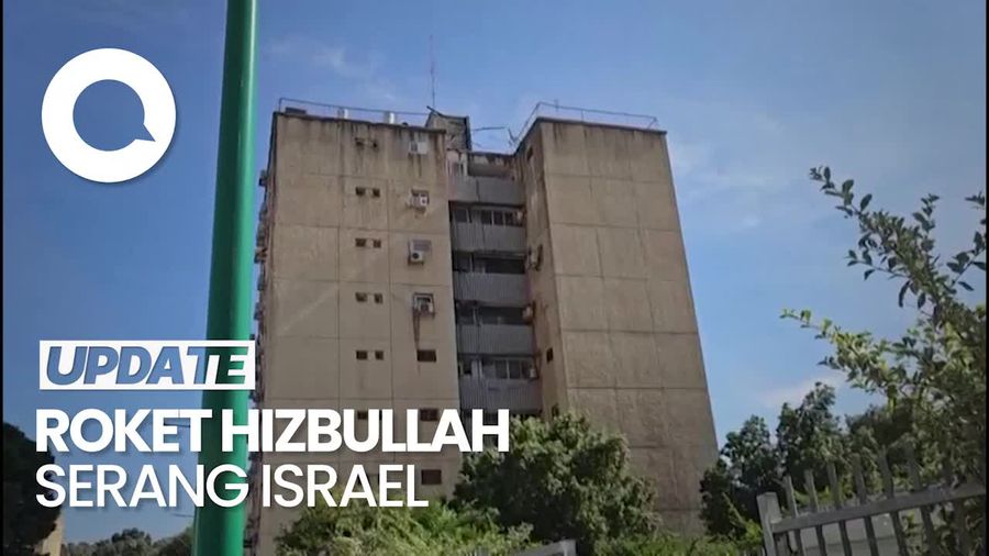 Serangan Roket Lebanon Hantam Rusun di Israel