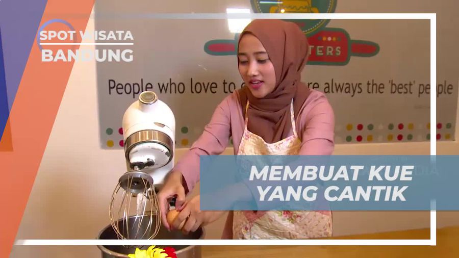 Mencoba Membuat Kue Cantik nan Lezat di Two Sister Bandung