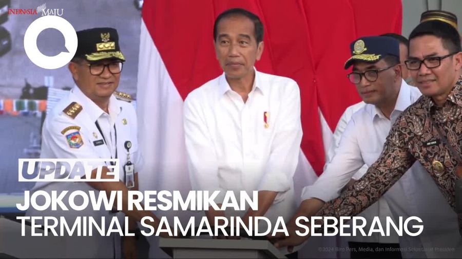 Jokowi Resmikan Terminal Samarinda Seberang: Dulu Kumuh, Sekarang Rapi