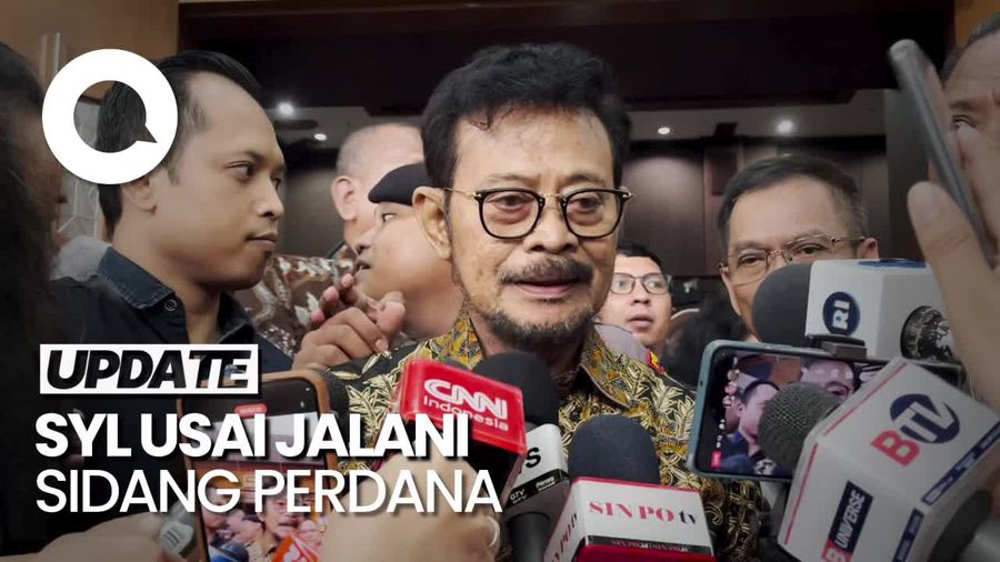 SYL Seusai Didakwa Terima Gratifikasi Rp 44,5 M: Saya Ikuti Proses Hukum