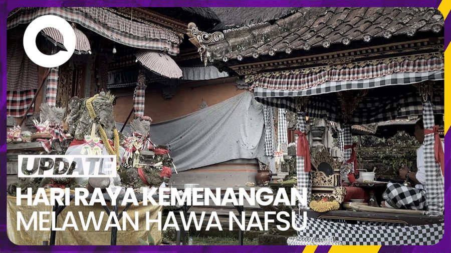 Suasana Perayaan Galungan di Tabanan, Bali