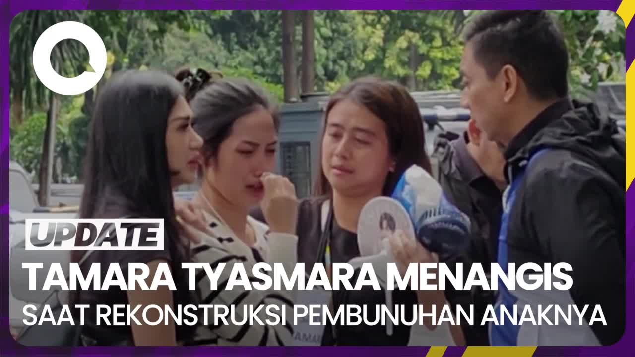 Tangis Tamara Tyasmara Sesuai Ikuti Rekonstruksi Pembunuhan Anaknya