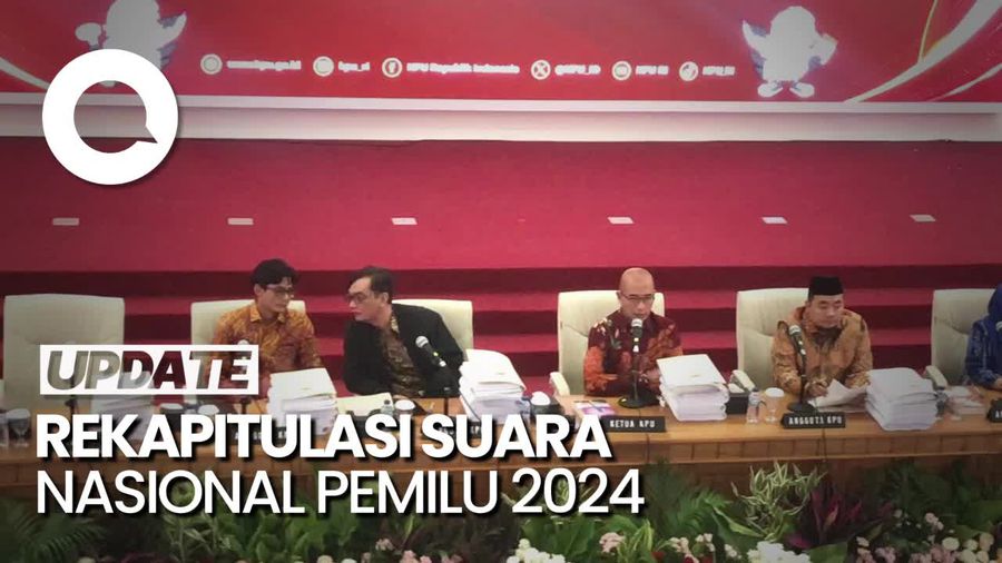 KPU Buka Rapat Pleno Rekapitulasi Hasil Perolehan Suara Nasional Pemilu 2024