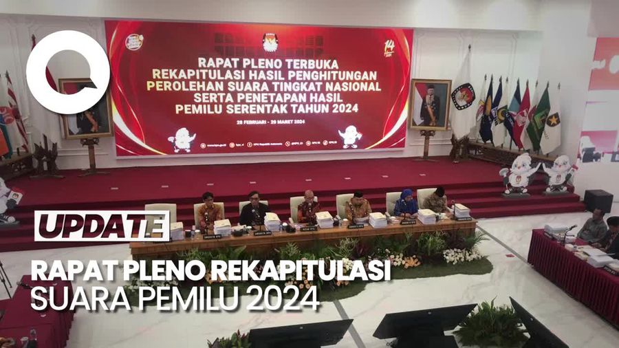 Sempat Diskors, Rapat Pleno Rekapitulasi Suara Pemilu 2024 Dilanjutkan