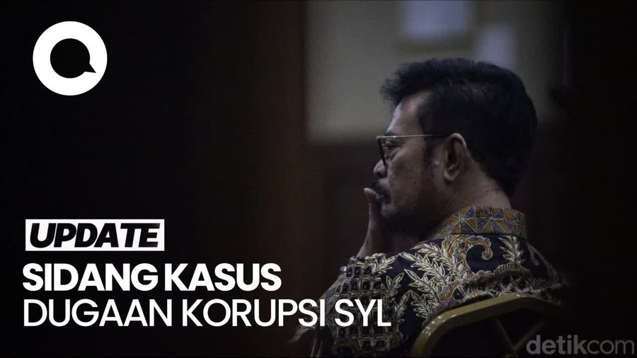 SYL Didakwa Terima Gratifikasi Sebesar Rp 44,5 M