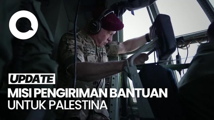 Momen Raja Yordania Ikut Rombongan Militer Kirim Bantuan ke Gaza