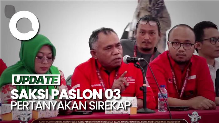 Saksi Paslon 03 Pertanyakan Sinkronisasi Data Sirekap di Rapat Pleno KPU