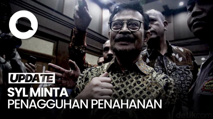 SYL Minta Penahanan Ditangguhkan Karena Paru-paru Tinggal Separuh