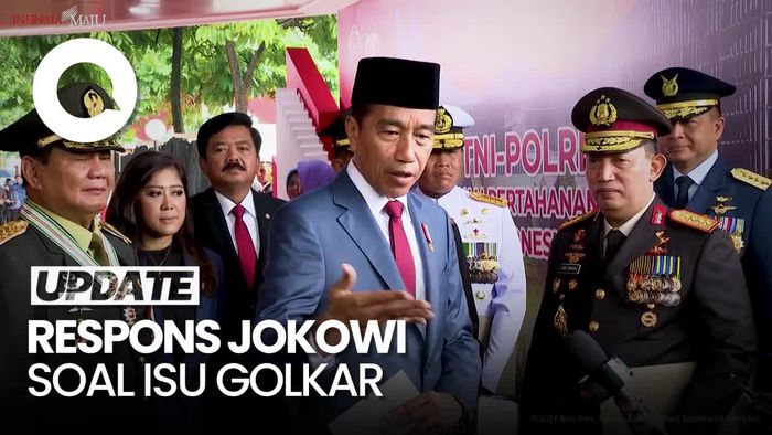 Kelakar Jokowi soal Isu Bakal Gabung Golkar: Saya Tiap Hari Masuk Istana
