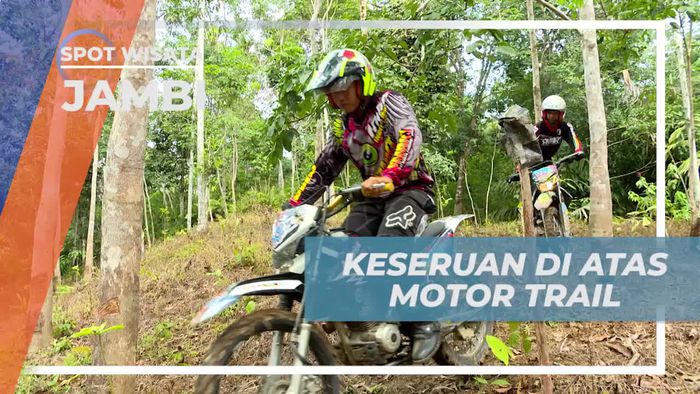 Memacu Motor Trail Menuju Goa Sengering Jambi