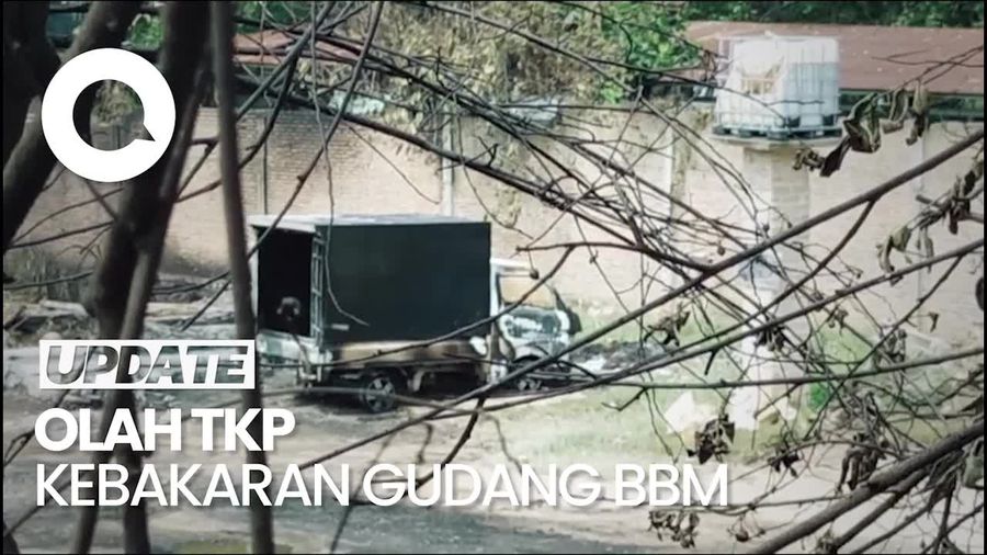 Polisi Temukan Puluhan Tandon di TKP Kebakaran Gudang BBM di Lampung