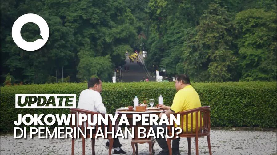 Respons Jokowi Kala Disebut Punya Peran di Pemerintahan Baru