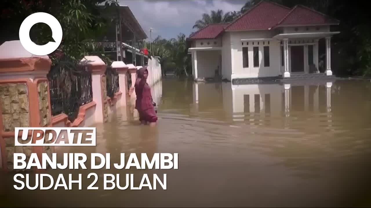 Banjir Rendam 6 Kecamatan Di Muaro Jambi Imbas Luapan Sungai Batanghari