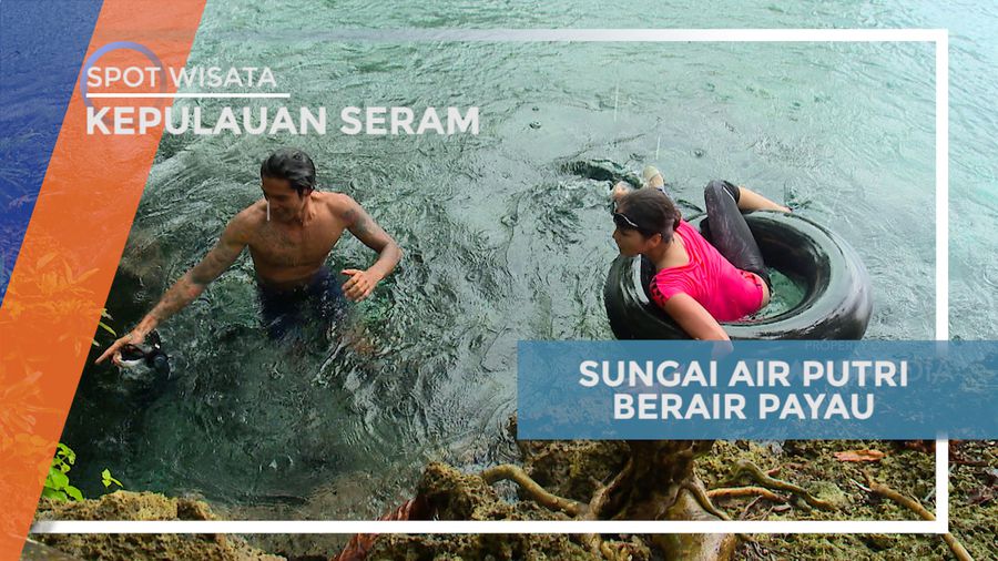 Sungai Air Putri, Sungai Unik Berair Payau di Desa Kawa, Kepulauan Seram