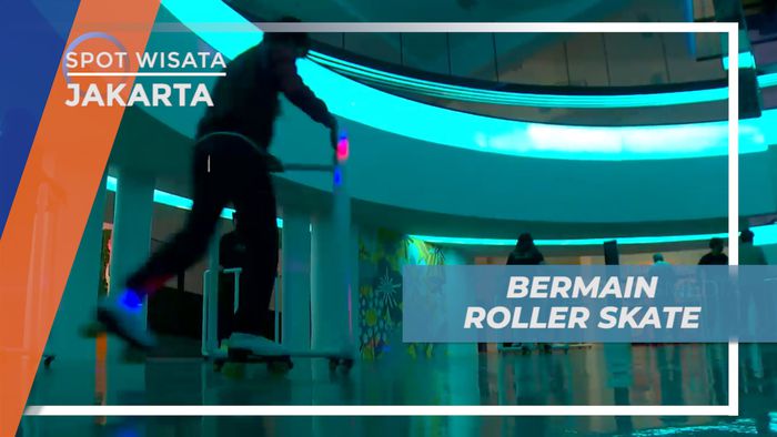 Bermain Roller Skate di Museum Instalasi Seni Modern yang Instagramable, Jakarta