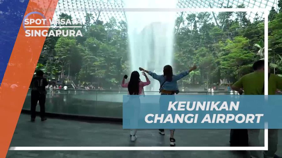 Mendarat di Changi Airport, Bandar Udara Dengan Nuansa Indah di Singapura