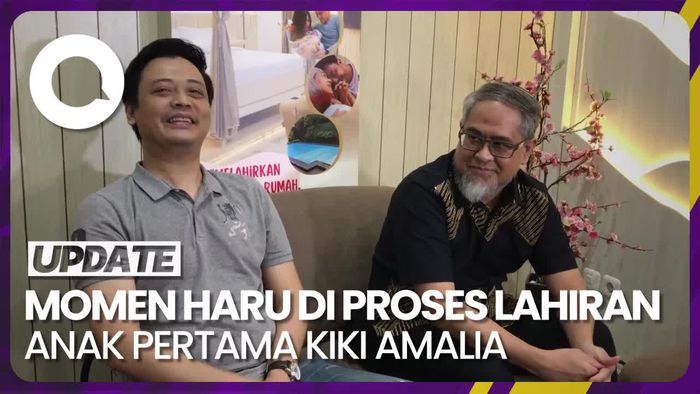 Suami Kiki Amalia Terharu saat Mengazani Anak Pertamanya