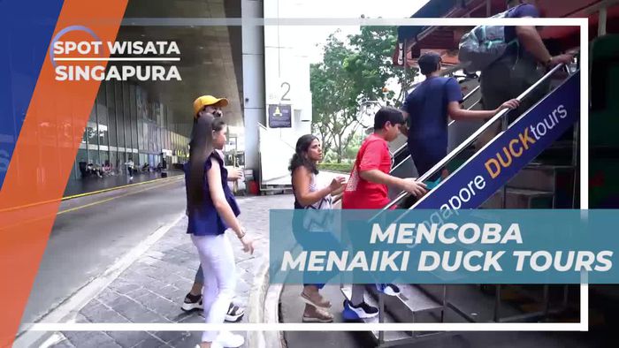 Berkeliling Singapura Dengan Duck Tours, Alat Transportasi Amfibi