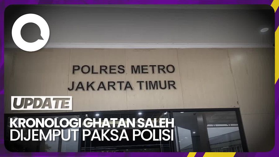 Ghatan Saleh Dijemput Paksa Polisi di Showroom Mobil Kawasan Bogor
