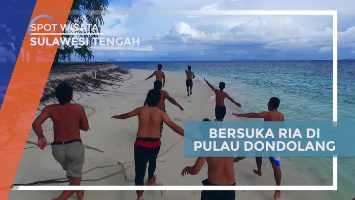 Dondolang, Pulau Eksotis Dengan Hamparan Pasir Putih di Sulawesi Tengah 