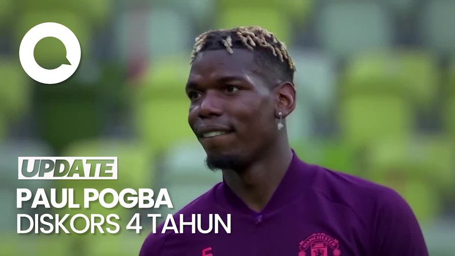 Pogba Diskors 4 Tahun Terkait Kasus Doping
