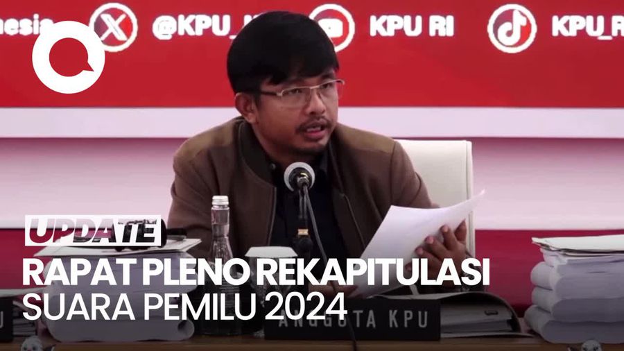 KPU Kembali Gelar Rapat Pleno Rekapitulasi Suara Pemilu 2024