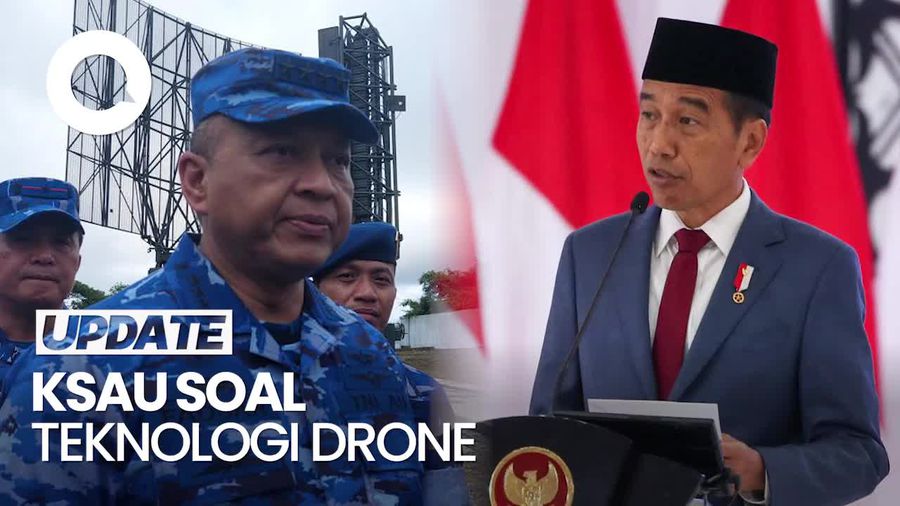 Jokowi Ingatkan TNI soal Teknologi Drone, KSAU: Sudah Dioperasikan Sejak 2015