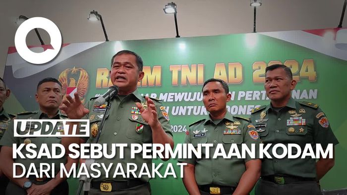 KSAD soal Pembentukan 22 Kodam Baru: Banyak Masyarakat Minta