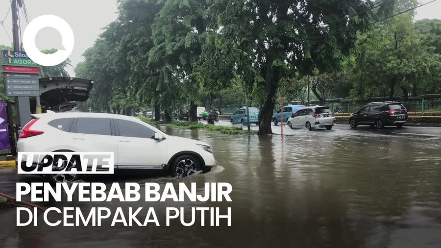 Lurah Cempaka Putih Timur Ungkap Penyebab Banjir di Jalan Letjen Suprapto
