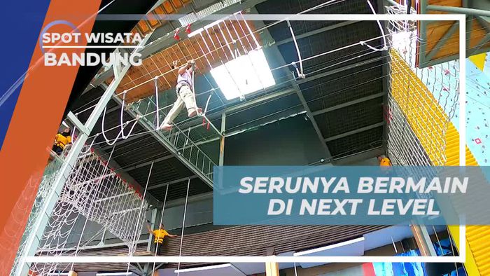 Mencoba Aneka Wahana Outbound Seru di Next Level Bandung