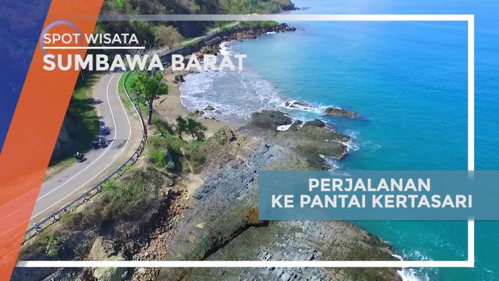Perjalanan Menuju Pantai Kertasari Ditemani Warga Lokal, Sumbawa Barat