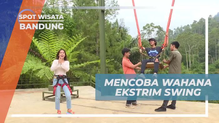 Extreme Swing, Ayunan yang Menyuguhkan Pemandangan Indah Alam Bandung