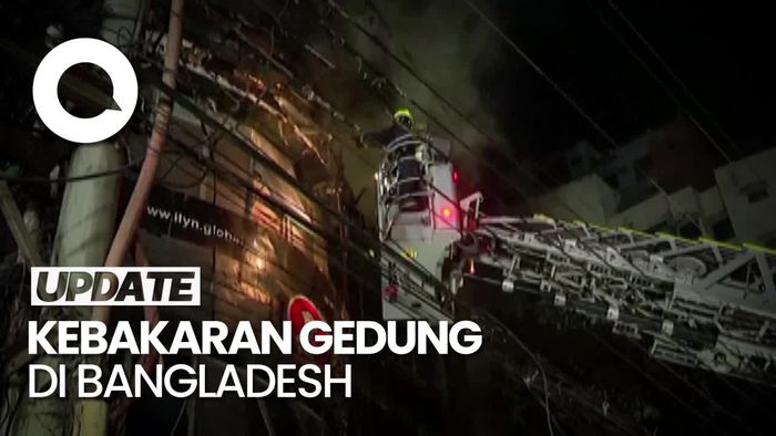 Gedung di Dhaka Bangladesh Terbakar, 45 Orang Tewas