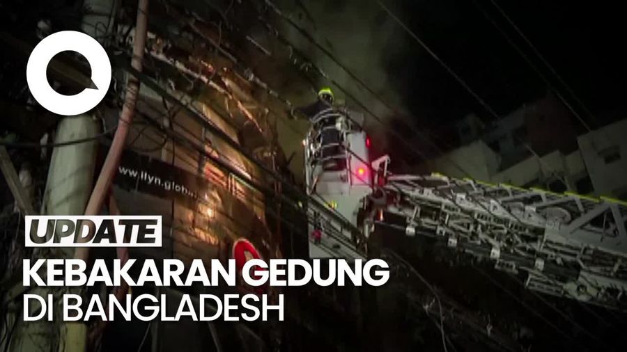 Gedung di Dhaka Bangladesh Terbakar, 45 Orang Tewas