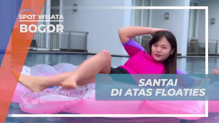 Bersantai Sejenak Dengan Floaties Ditemani Alam Asri Bogor
