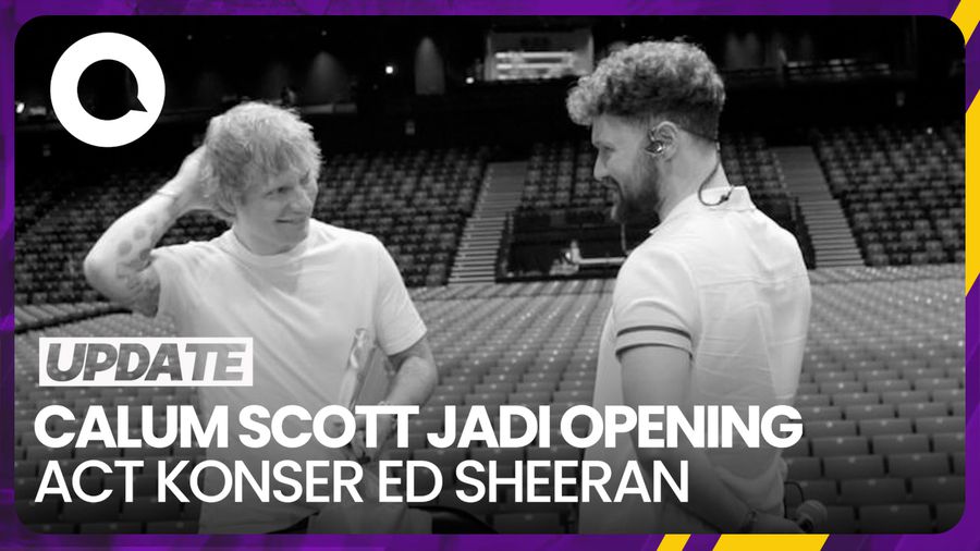 Calum Scott Bakal Jadi Opening Act Konser Ed Sheeran di JIS