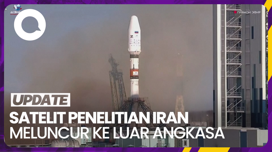 Rusia Bawa Satelit Iran ke Luar Angkasa