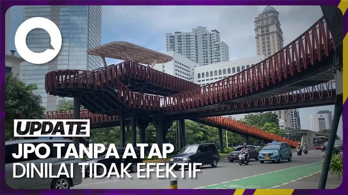 Pengamat Tata Kota Nilai JPO Tanpa Atap Kurang Efektif