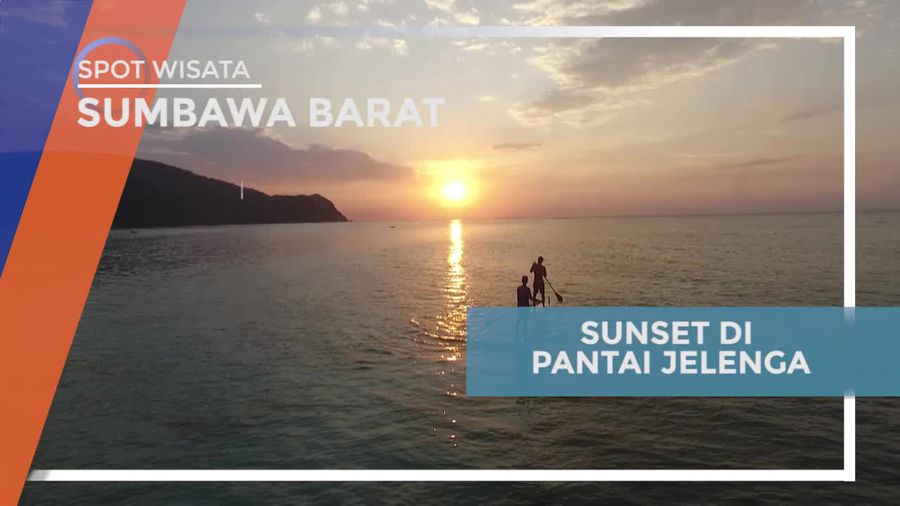 Menikmati Keindahan Sunset di Pantai Jelenga Sumbawa Barat