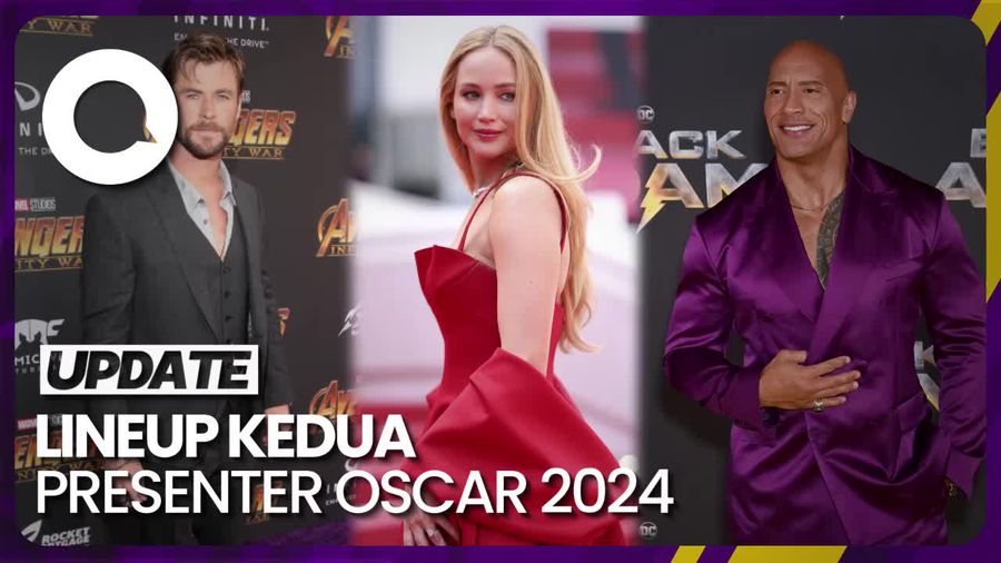 Oscar 2024 Kembali Umumkan Daftar Presenter, Ada Chris Hemsworth-Jennifer Lawrence